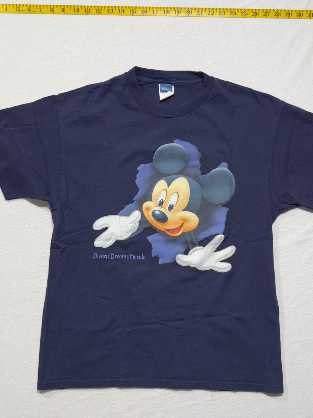 90s-early 2000s Mickey Mouse front and back burst shirt. Super sick
